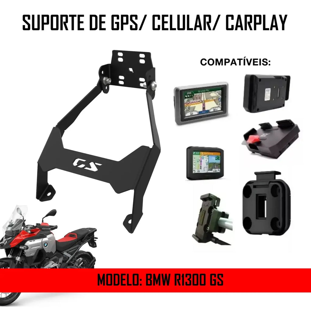 Alça Para Suporte Celular Gps Bmw Gs R1300 Gsa Adventure