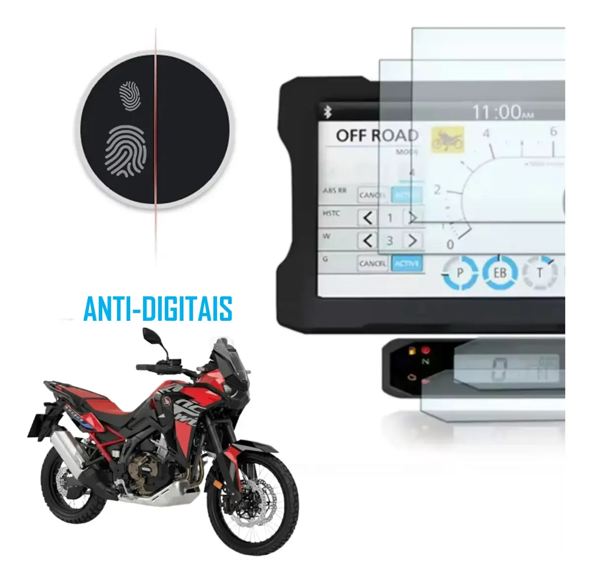 Película Protetora Painel Africa Twin 1100 2021 2024 2025