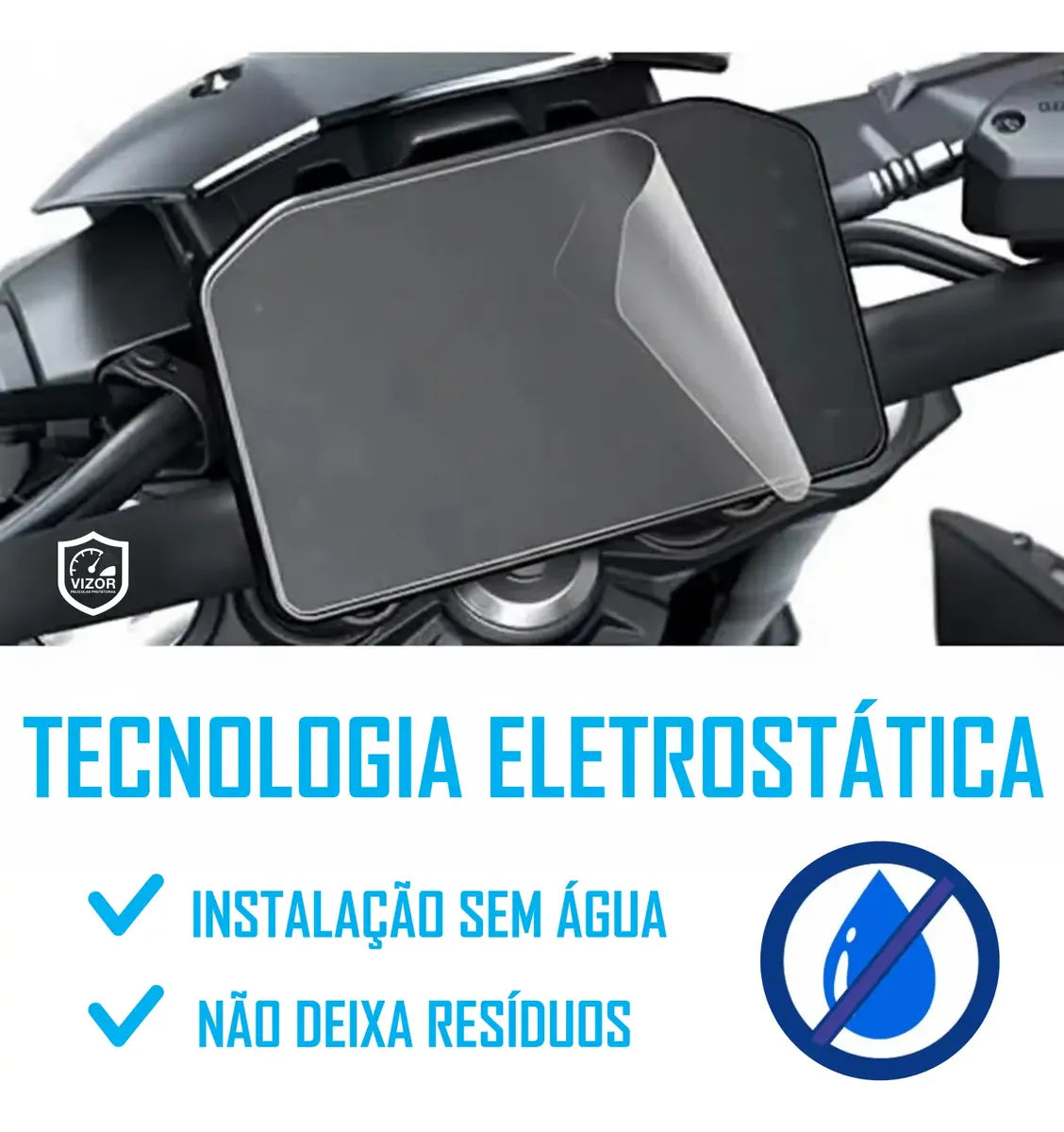 Película Protetora Antirrisco Painel Kawasaki Z900 2025/26+
