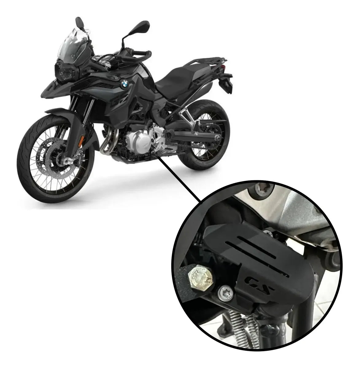 Acessório Protetor Sensor Cavalete Bmwgs F750 F850 F900 F800