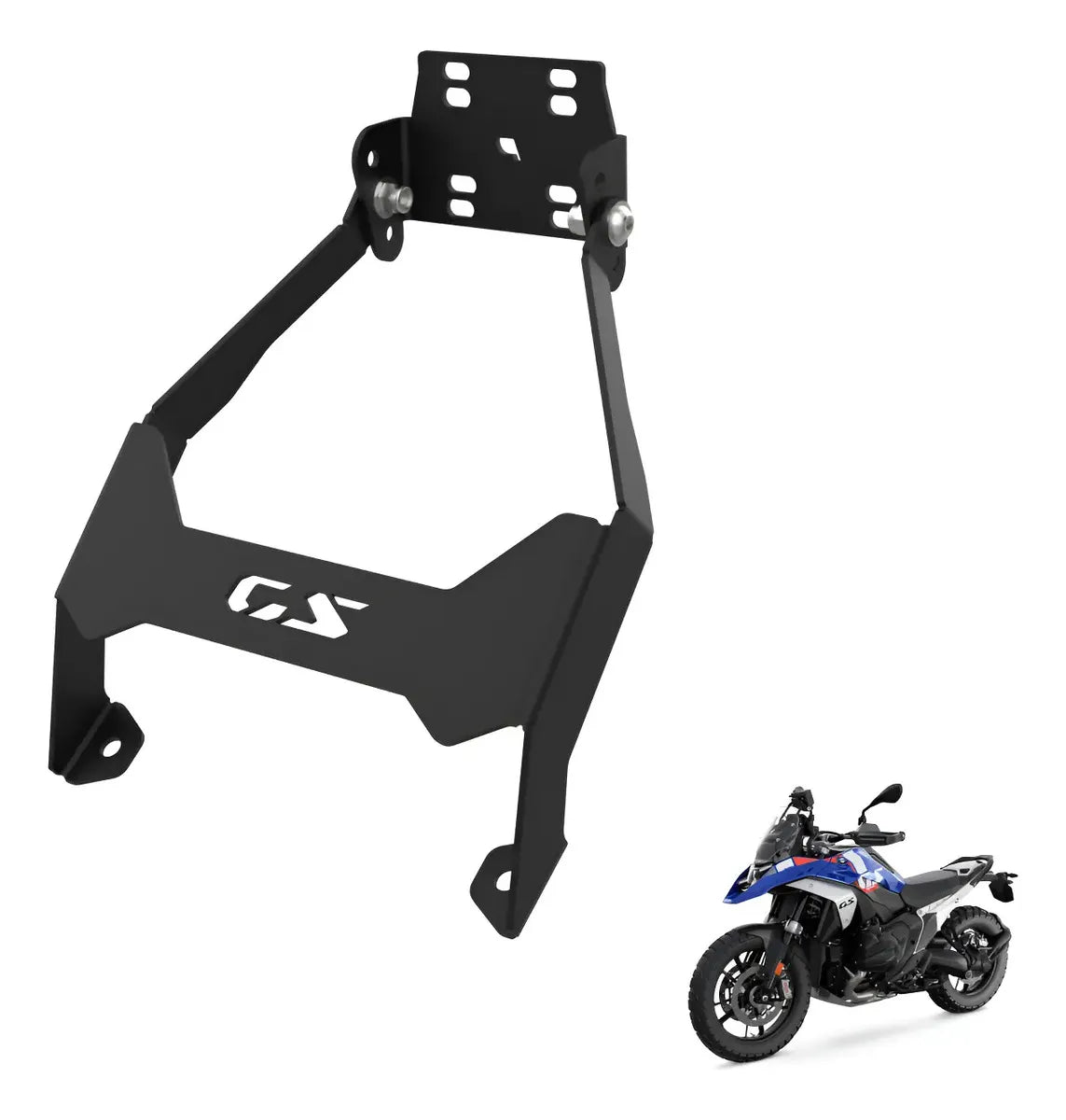 Suporte Para Celular Gps Bmw R1300 Gs Adventure Bolha Movel Preto