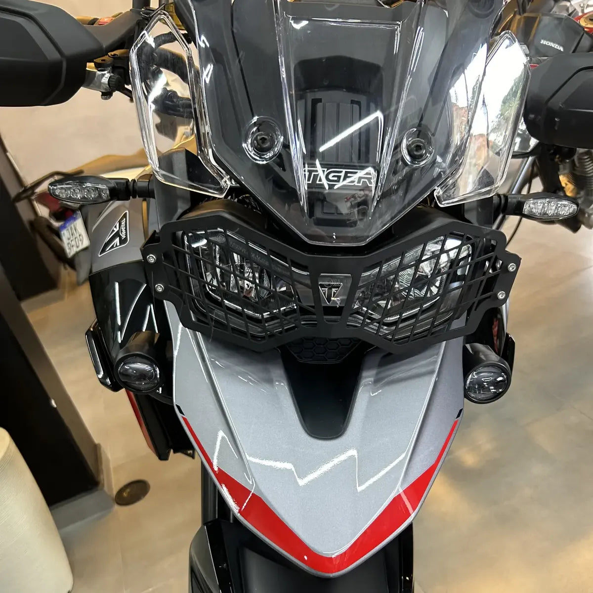 Protetor De Farol Grade Tiger 900 Rally