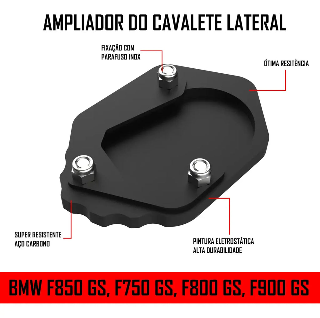 Ampliador Pezinho Lateral Bmw F750 F850 F900gs Adventure