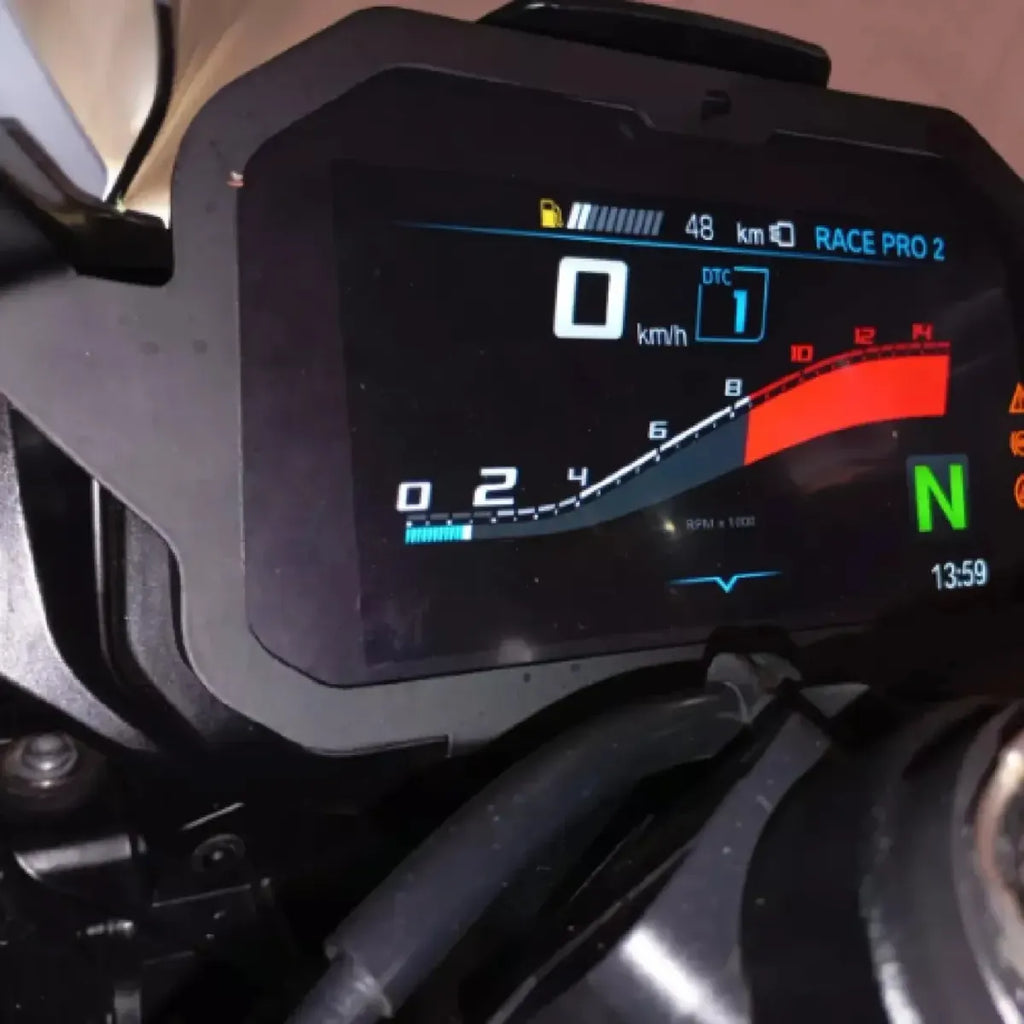 Trava Antifurto Painel Tft Bmw S1000rr S1000 2024 + Pelicula