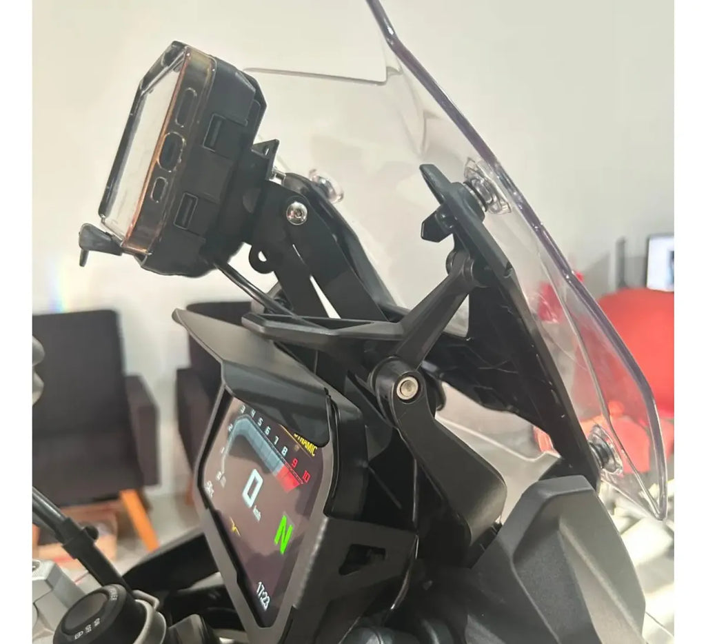 Suporte Para Celular Gps Bmw F850 F750gs Premium Bolha Fixa