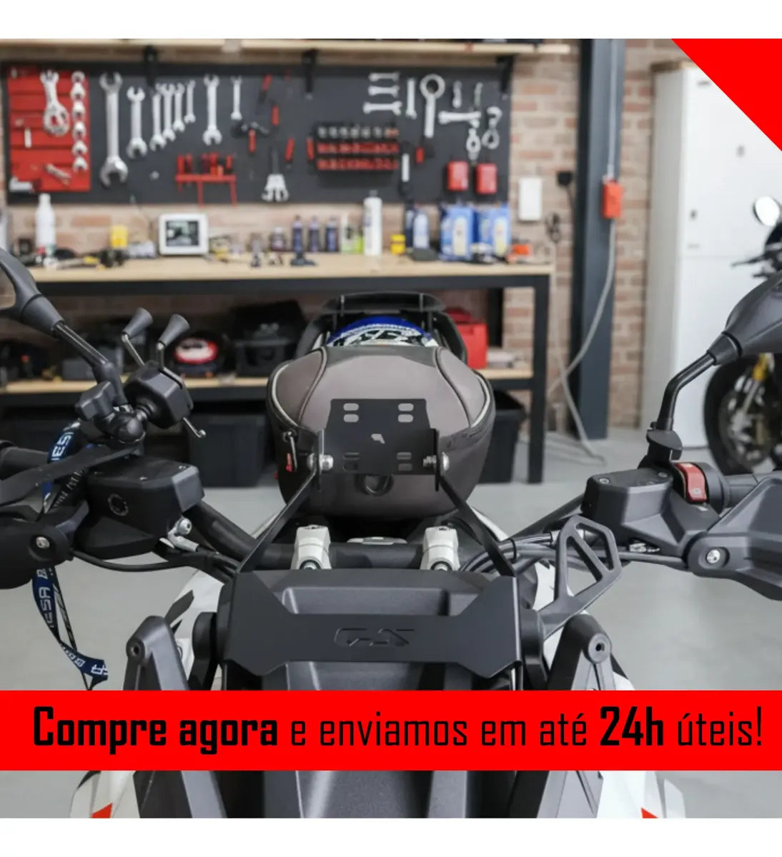Alça Para Suporte Celular Gps Bmw Gs R1300 Gsa Adventure
