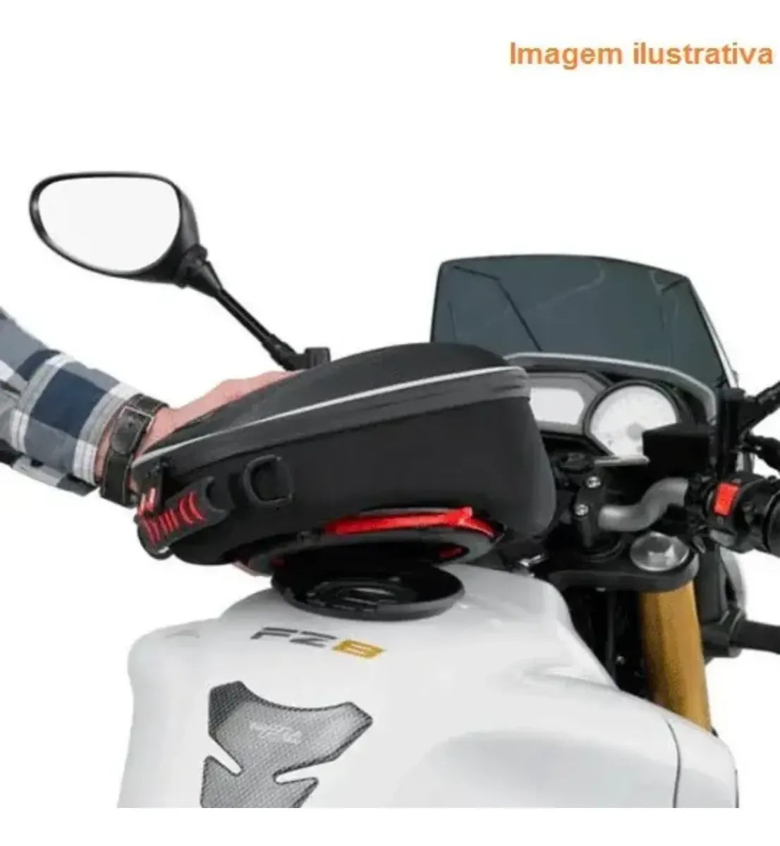 Flange P/ Bolsa Tanque Bf04 Kawasaki Z 900 Rs 2018 A 25
